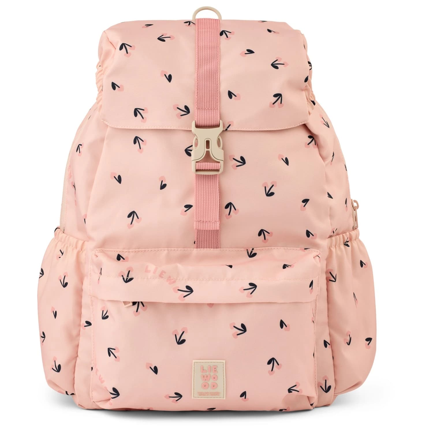 Детска детска раница Liewood Kid's Johnny School Backpack Kids' backpack - Cherry Heart / Rosey