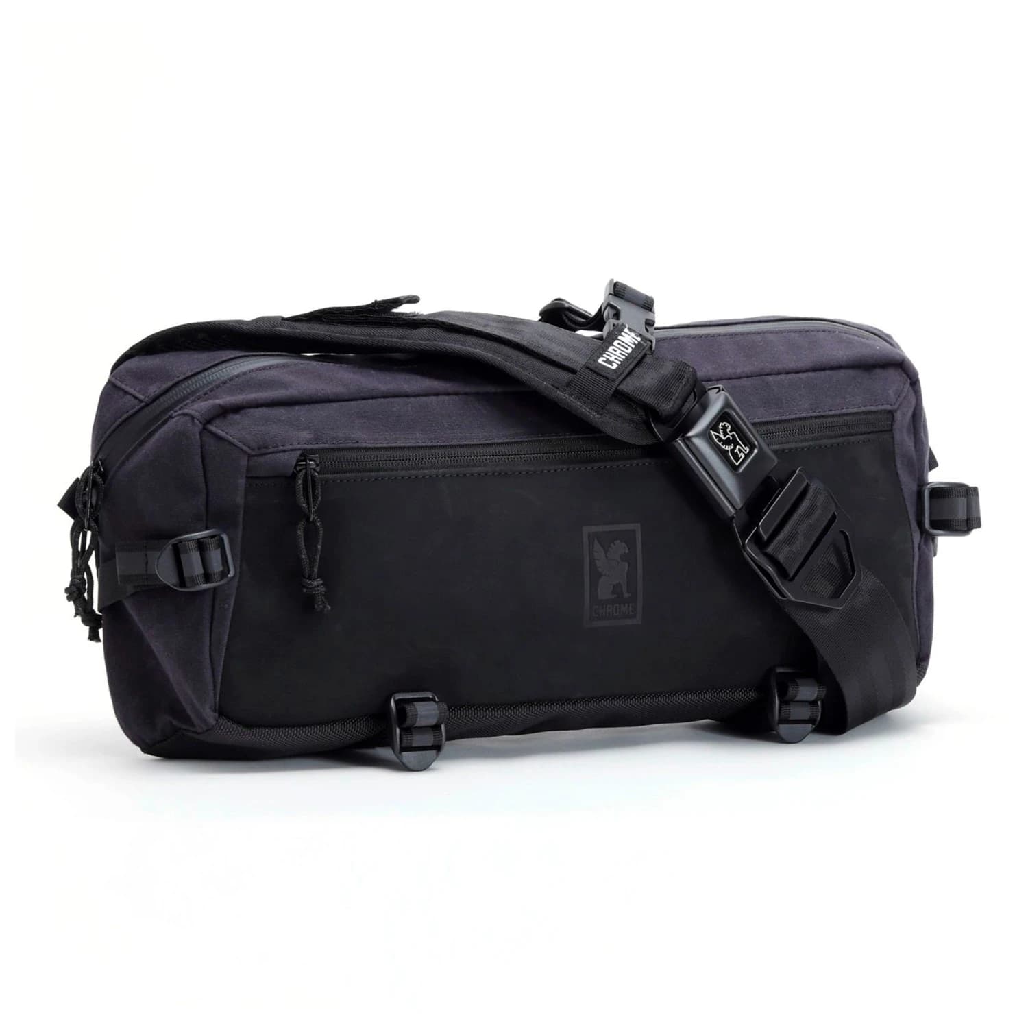 Чанта за рамо Chrome Kadet Nylon Shoulder bag - Black Canvas Leather