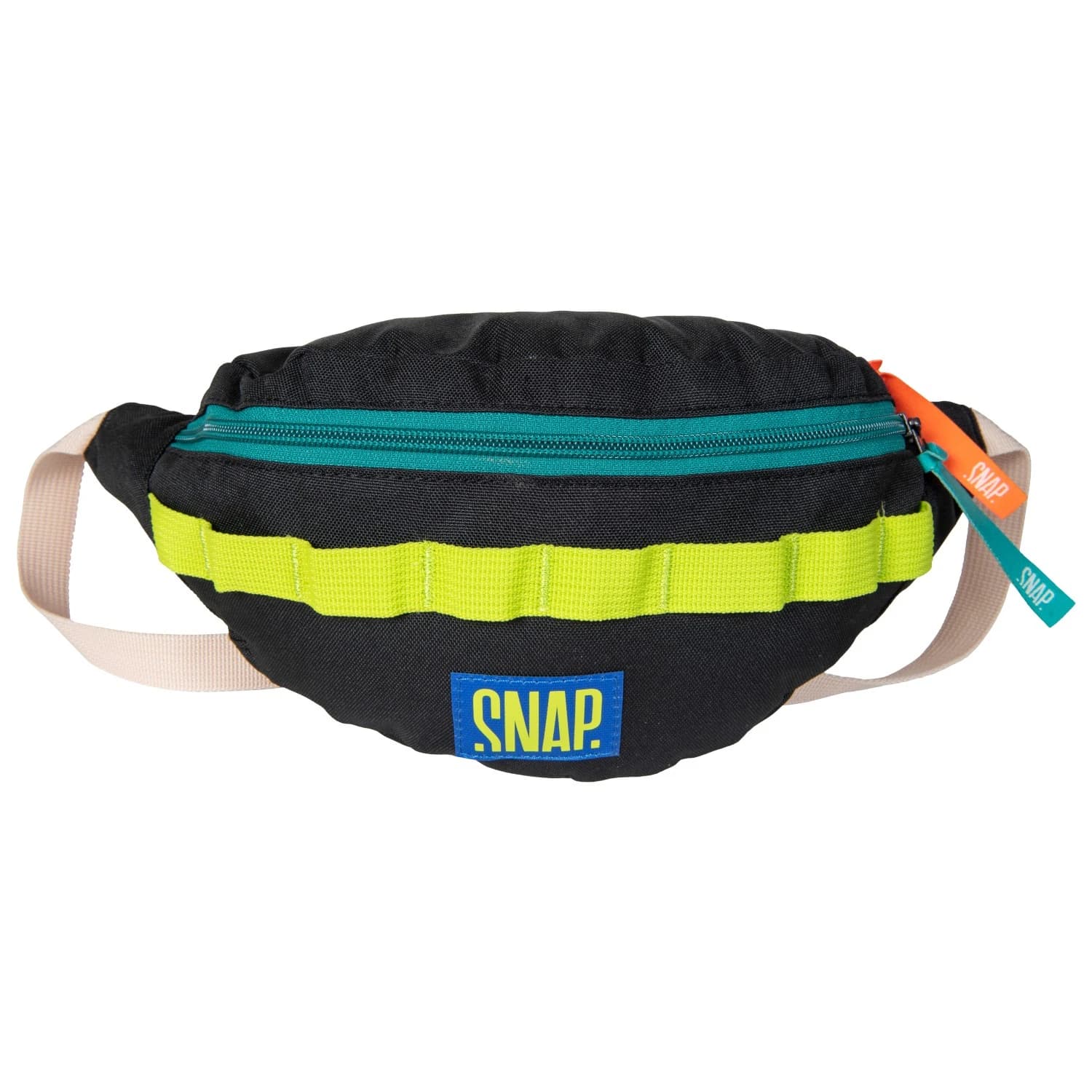 Чанта за кръст Snap Hip Bag - Black / Lime