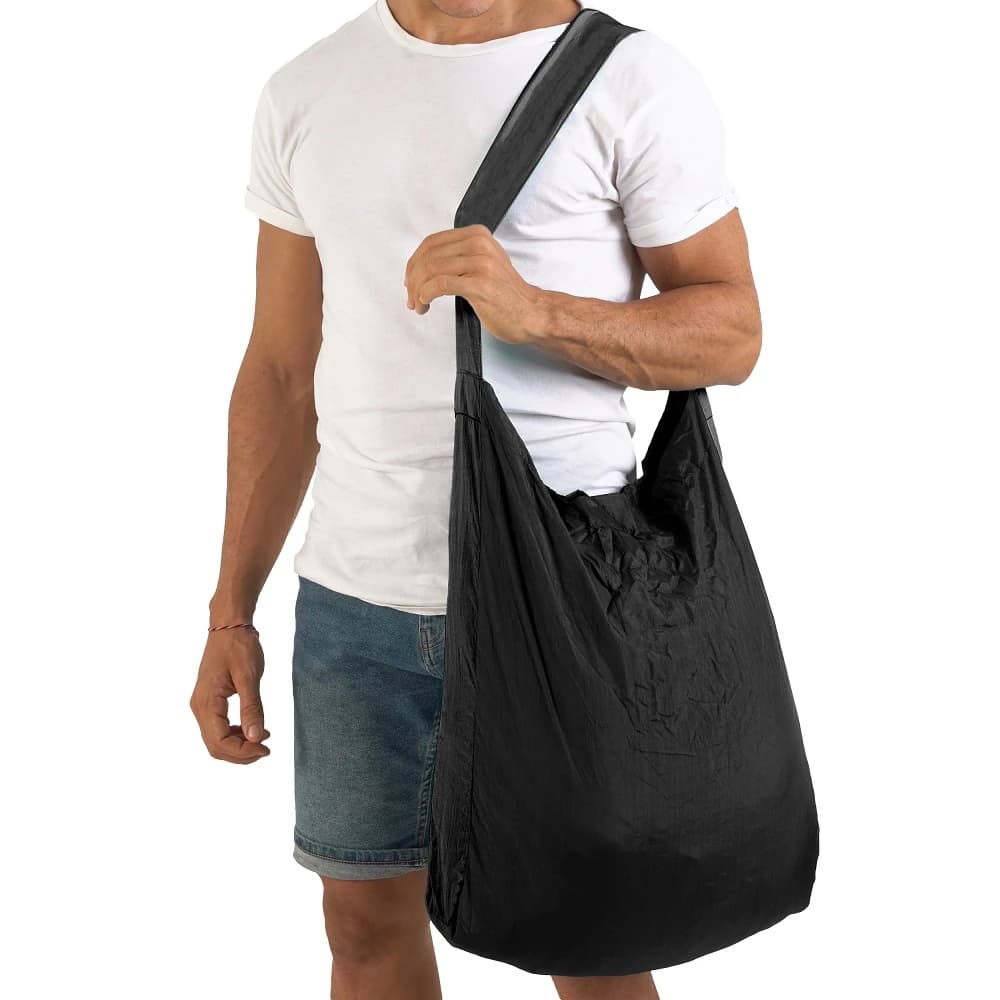 Чанта за рамо Ticket to the moon Eco Bag Large 30 Shoulder bag - Black / Black
