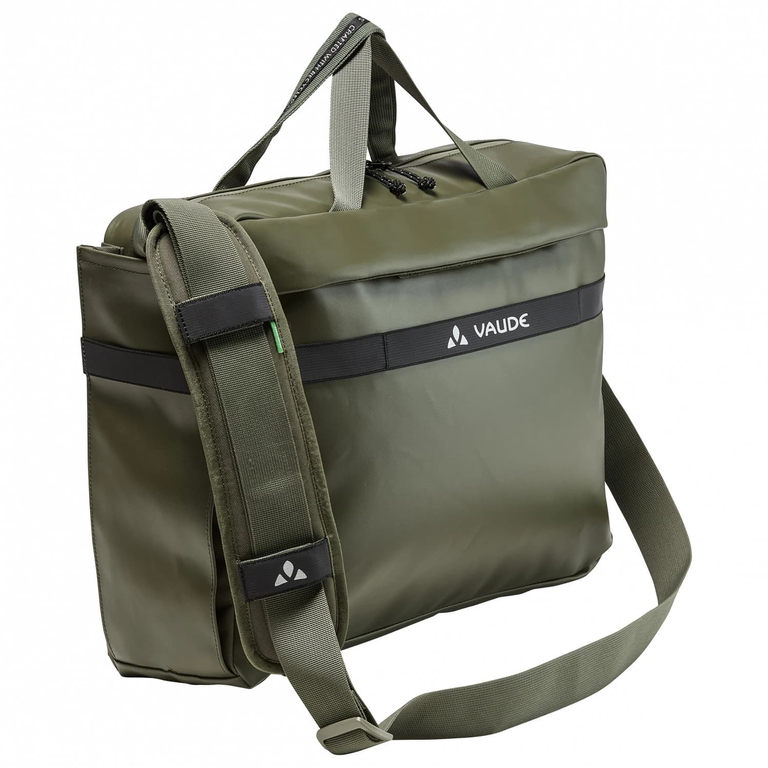 Чанта за рамо Vaude Mineo Commuter Briefcase 17 Shoulder bag - Khaki