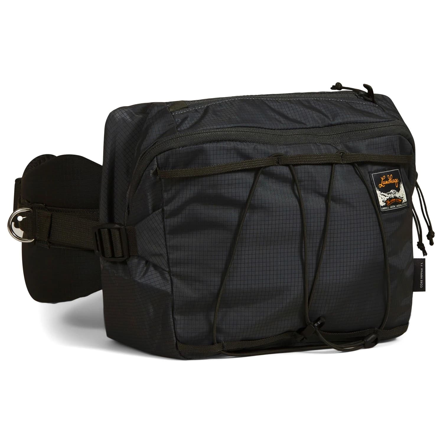 Чанта за рамо Lundhags Core Hippak 7 Hip bag - Black