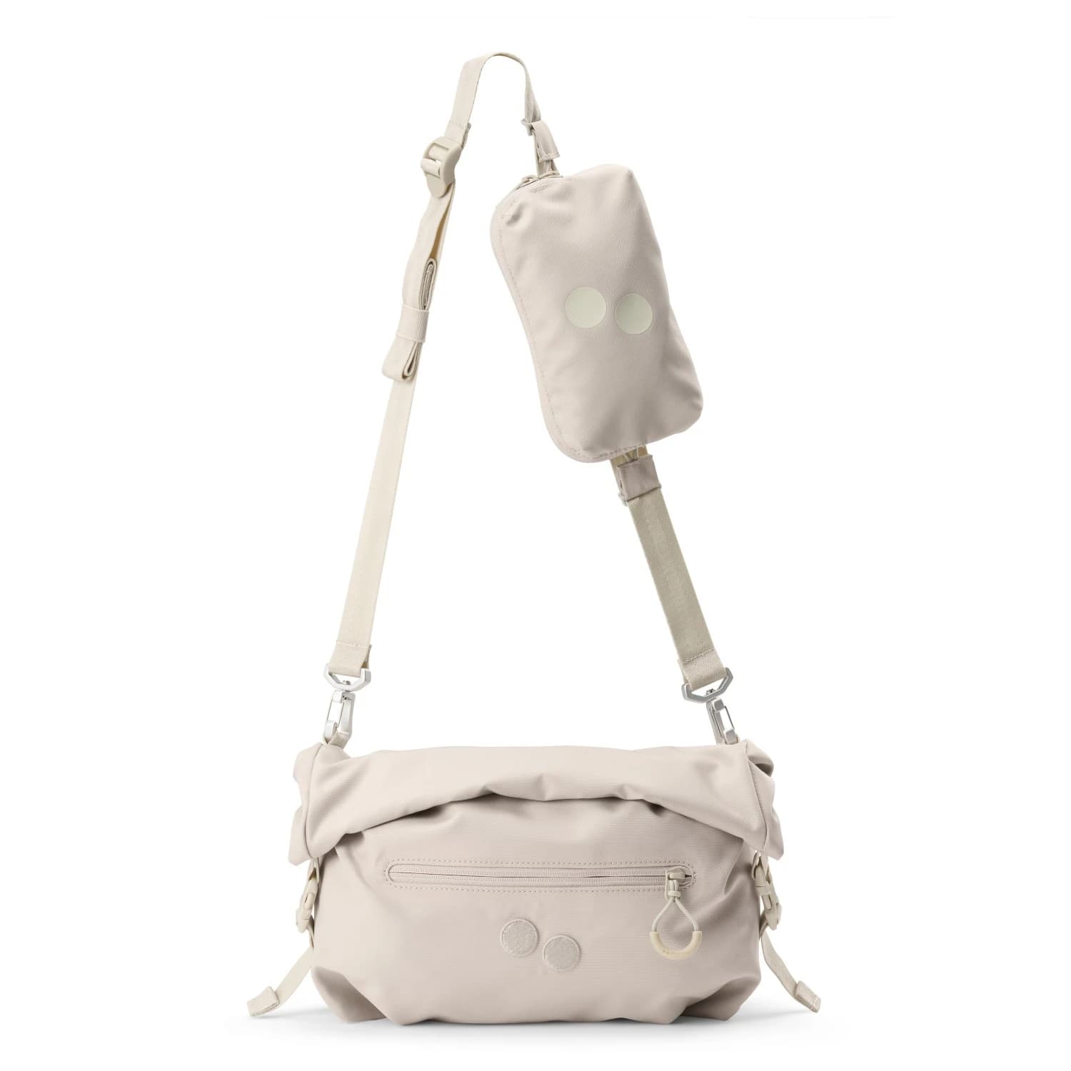 Чанта за рамо Pinqponq Aksel Solid 2+5 Shoulder bag - Cliff Beige II