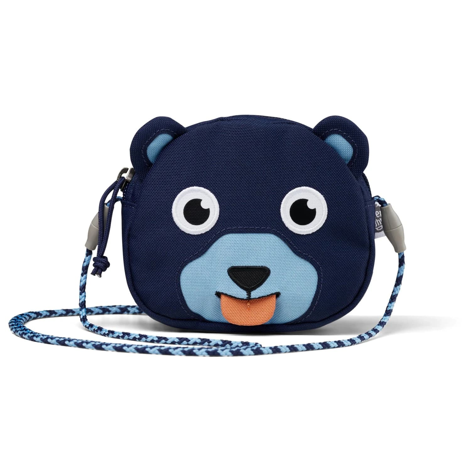 Детска чанта за рамо Affenzahn Kid's Brustbeutel Bär Shoulder bag - Blue