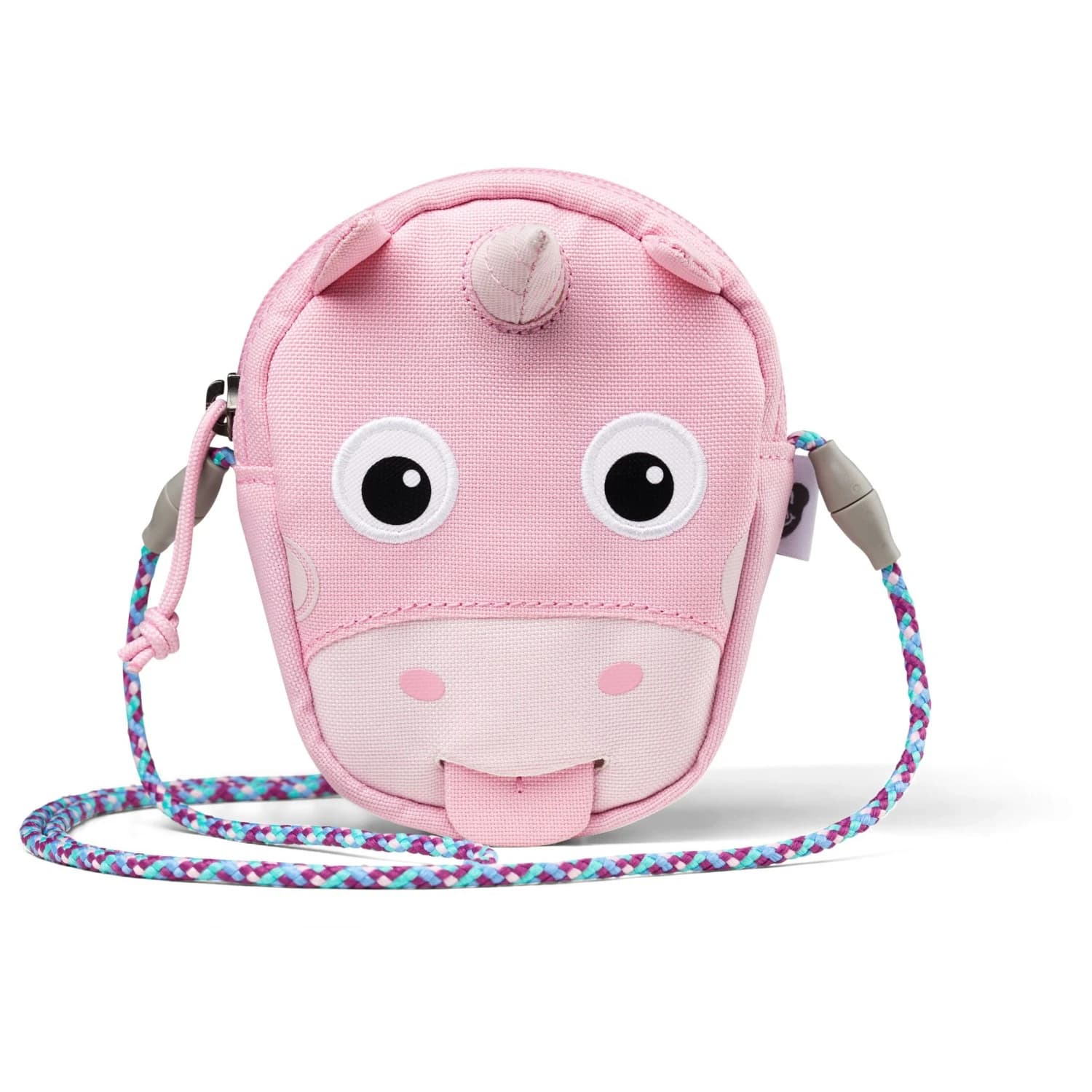 Детска чанта за рамо Affenzahn Kid's Brustbeutel Einhorn Shoulder bag - Pink