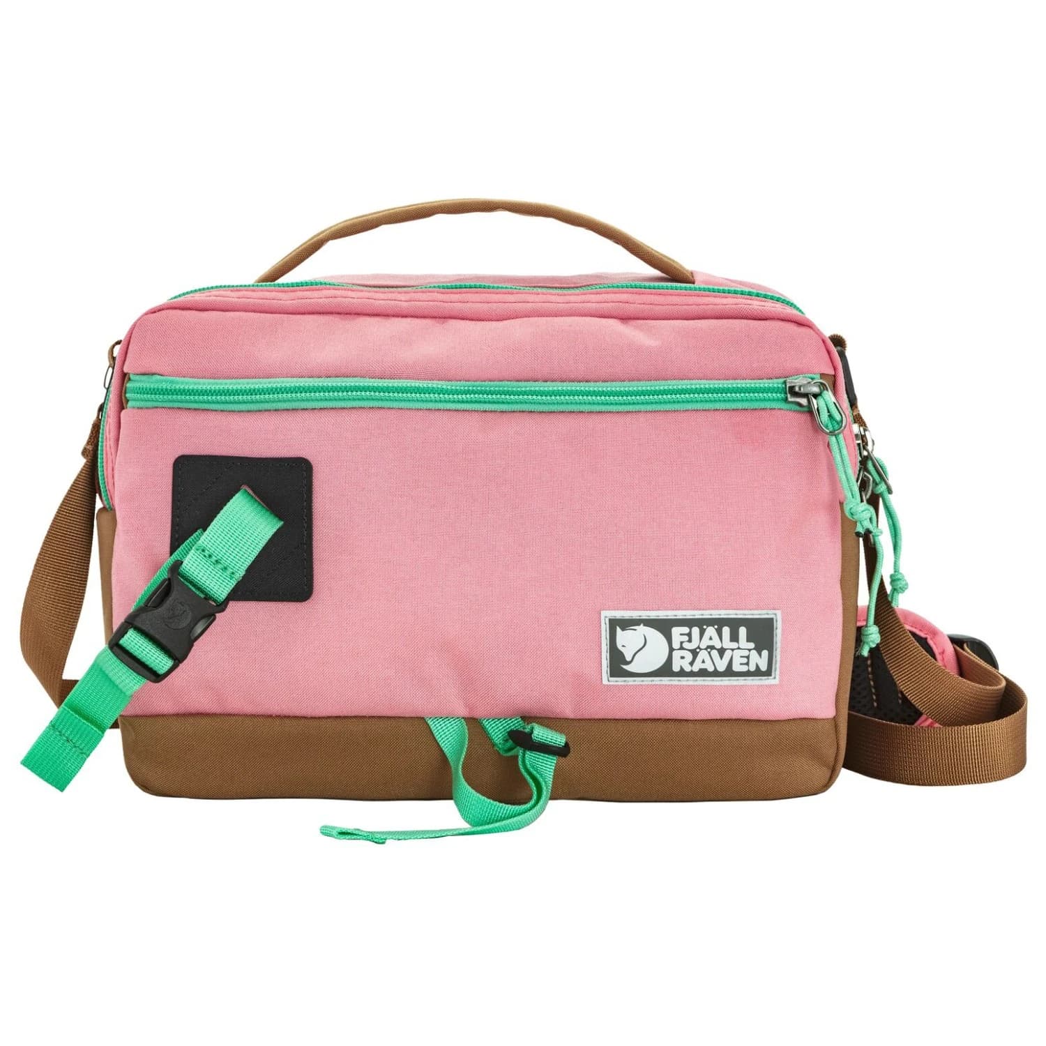 Чанта за рамо Fjällräven Vardag Shoulder Bag 6 Shoulder bag - Poppy Pink / Khaki Dust