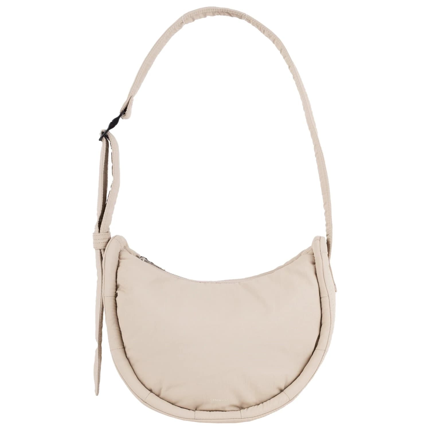 Чанта за рамо Sandqvist Curve Halfmoon Bag Mini Shoulder bag - Beige