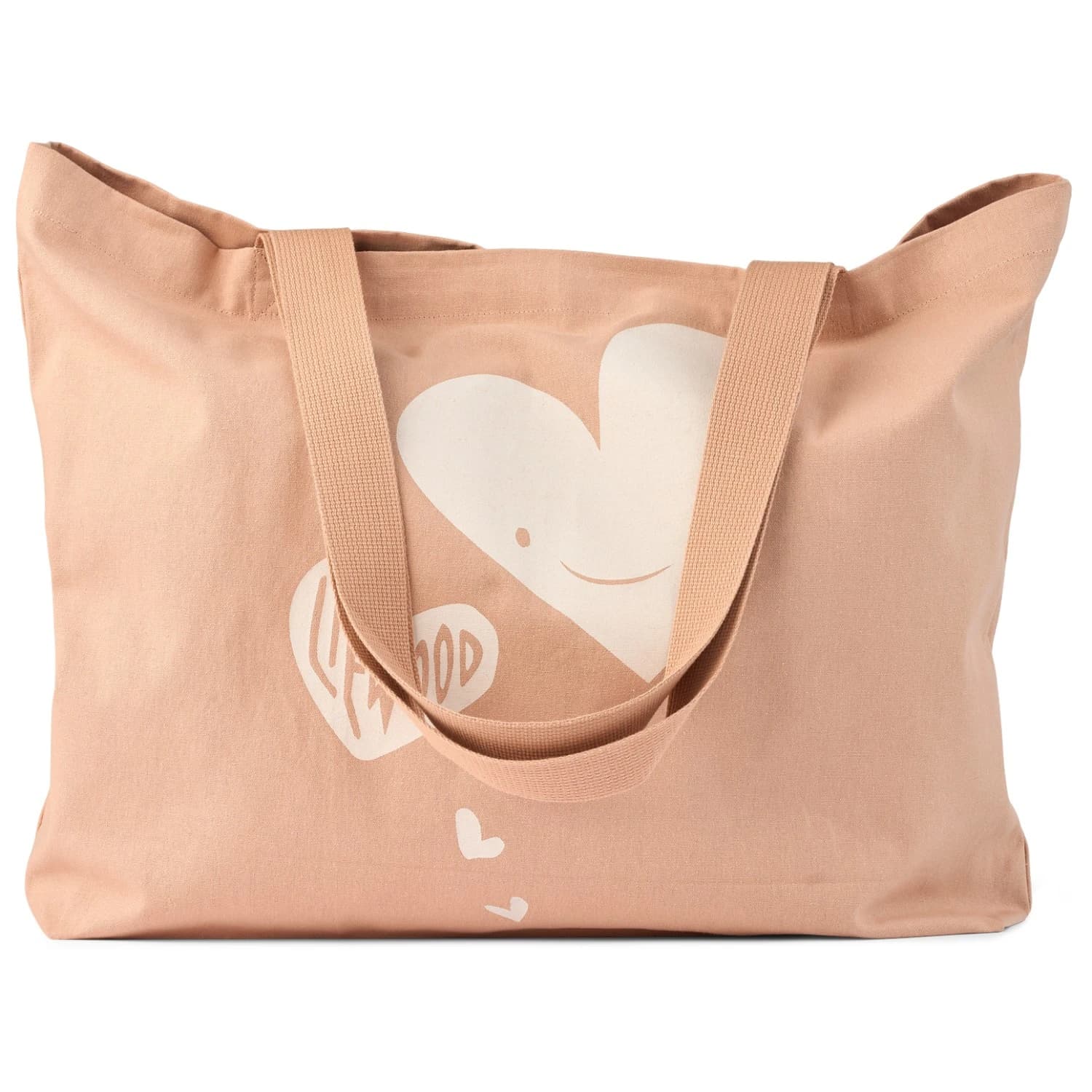 Детска чанта за рамо Liewood Kid's Big Totebag Shoulder bag - Hearts / Pale Tuscany
