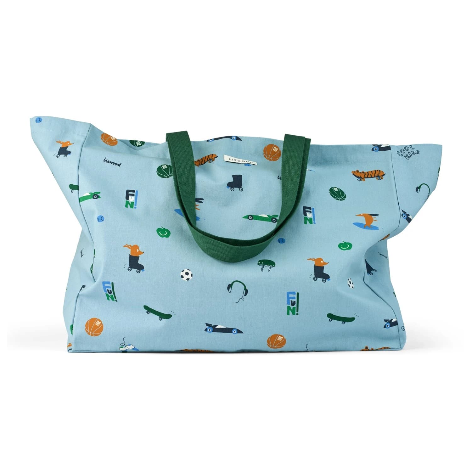 Детска чанта за рамо Liewood Kid's Maxi Totebag Shoulder bag - Fun / Beach Blue