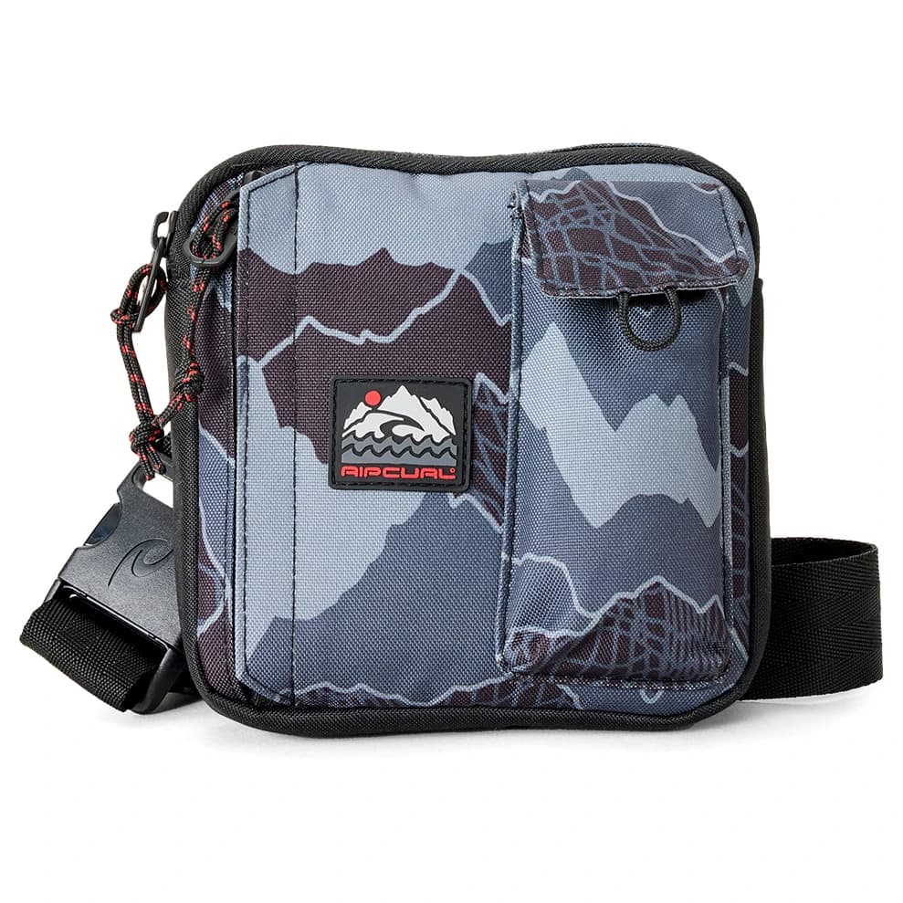 Чанта за рамо Rip curl 24/7 Pouch Search Camo Hip bag - Black / Grey