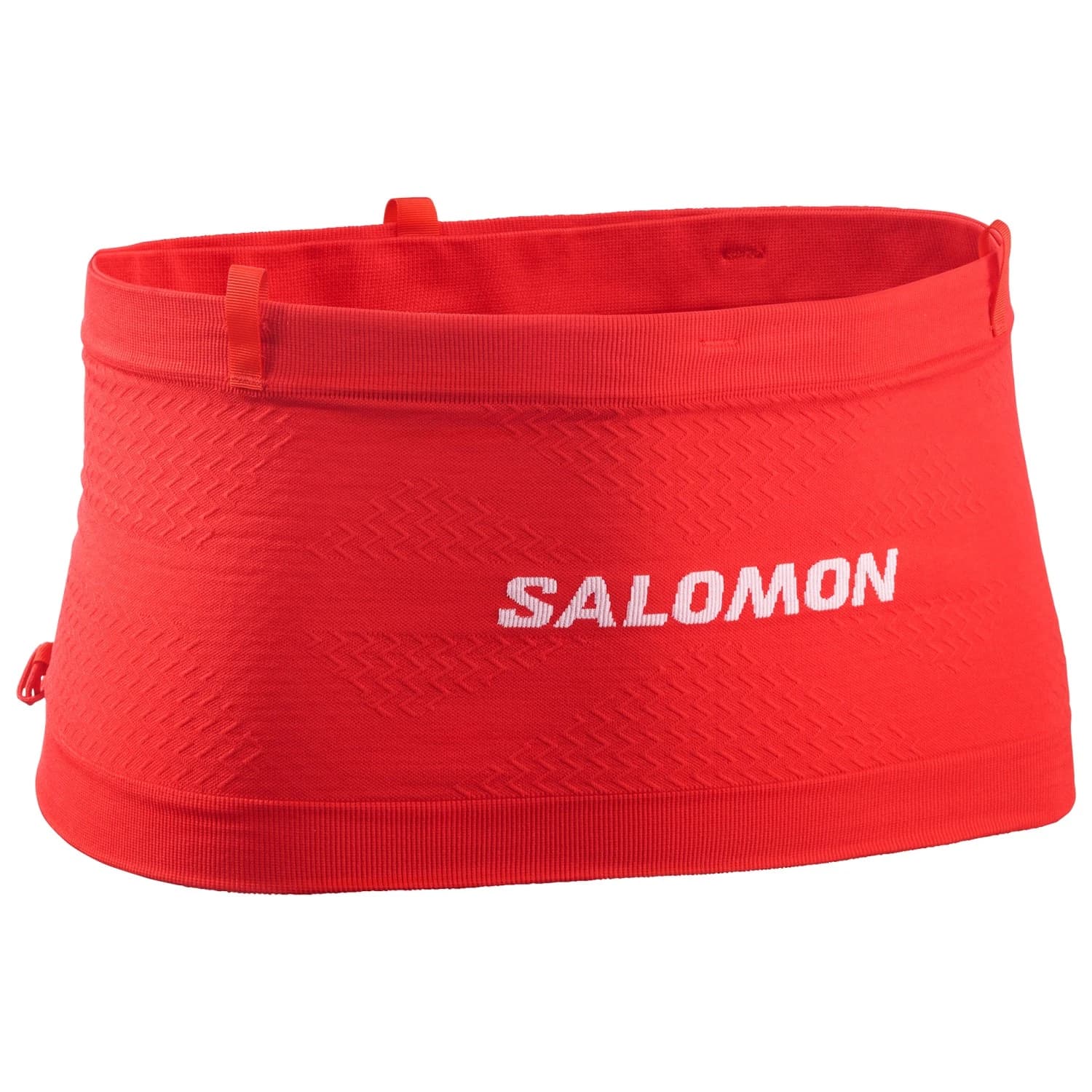 Чанта за кръст Salomon Adv Skin Seamless Belt Hip bag - Flame Scarlet / White