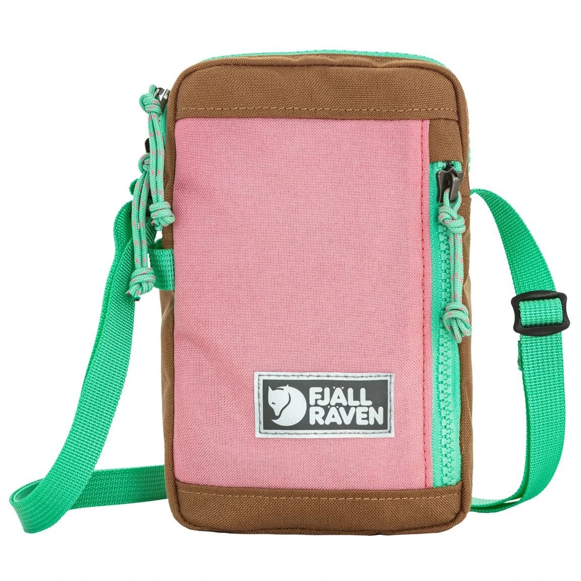 Чанта за рамо Fjällräven Vardag Pocket Small Shoulder bag - Poppy Pink / Khaki Dust