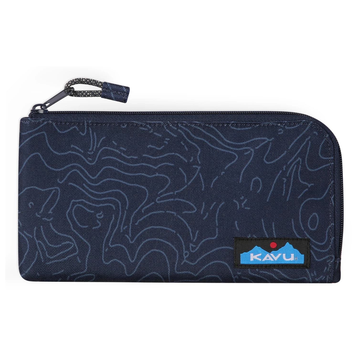 Портфейл Kavu Clutch Case Wallet - Navy Topo
