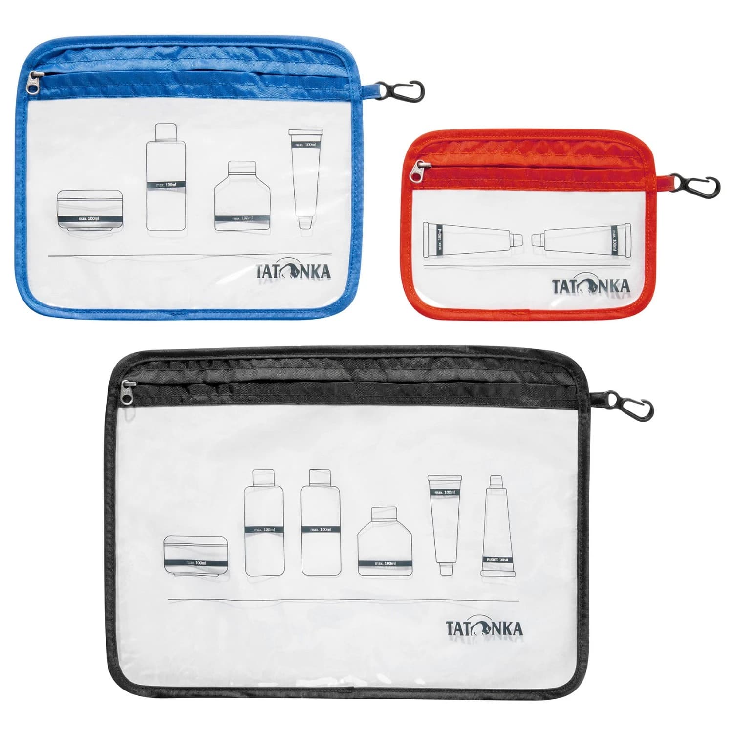 Тоалетен несесер Tatonka Zip Flight Bag Set Wash bag - Assorted
