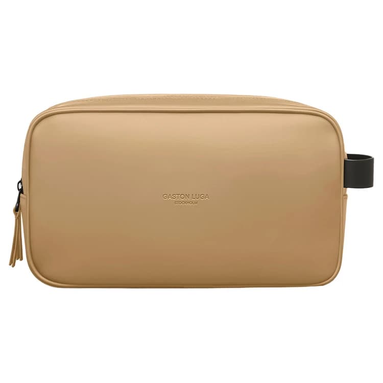 Тоалетен несесер Gaston luga Spläsh Toiletry Double Zipped Bag Wash bag - Latte