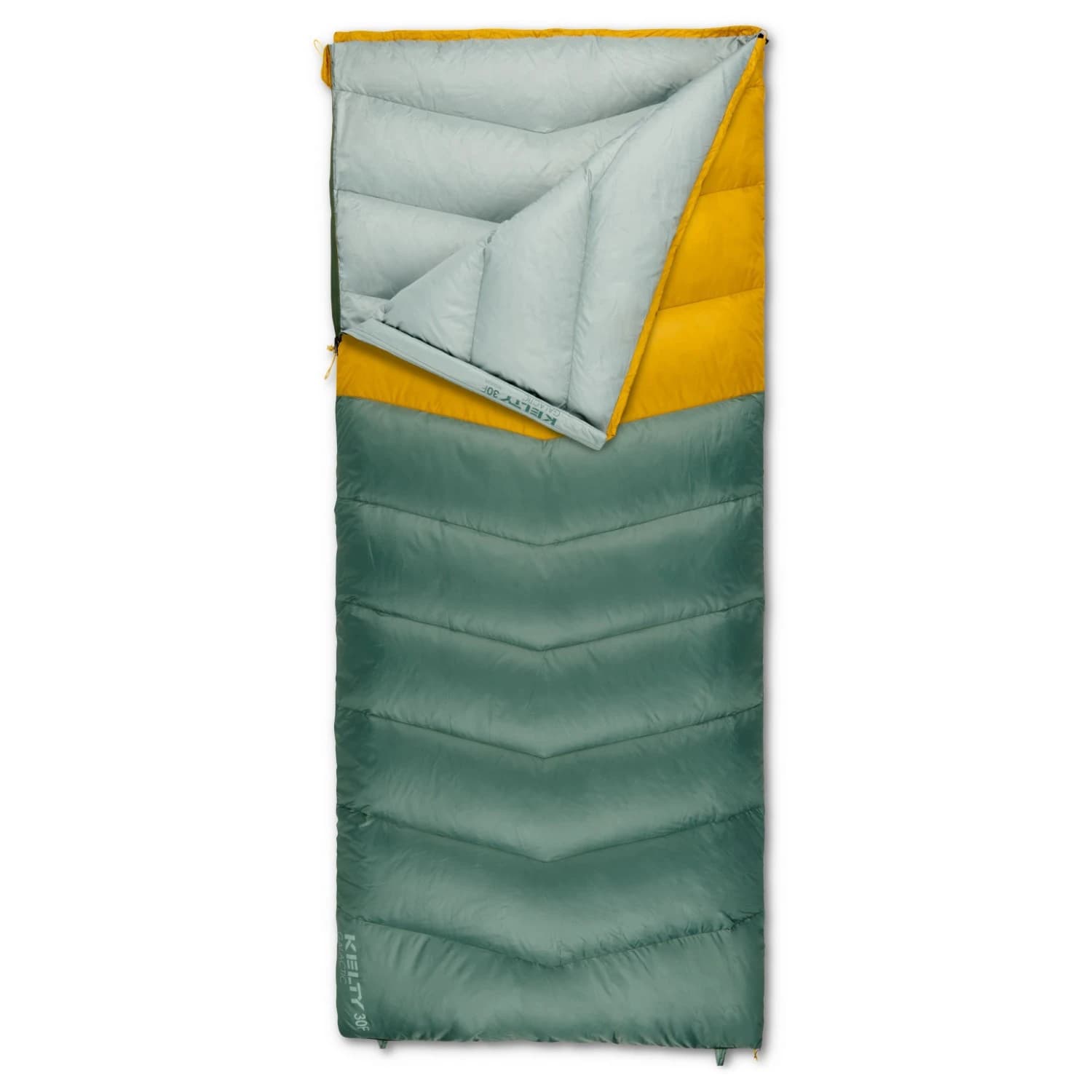 Пухен спален чувал Kelty Galactic Down sleeping bag - Duck Green / Olive Oil