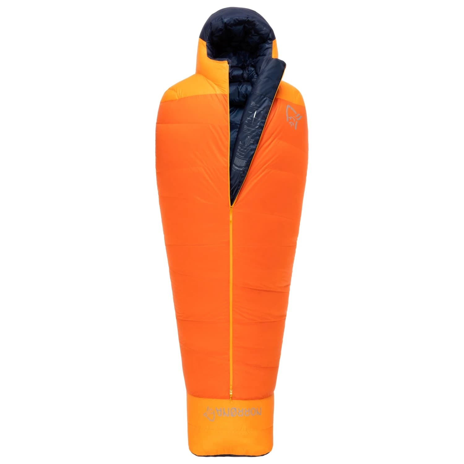 Помпа Norrøna Falketind Down800 -18.5C Sleeping Bag 185 Down sleeping bag - Pureed Pumpkin