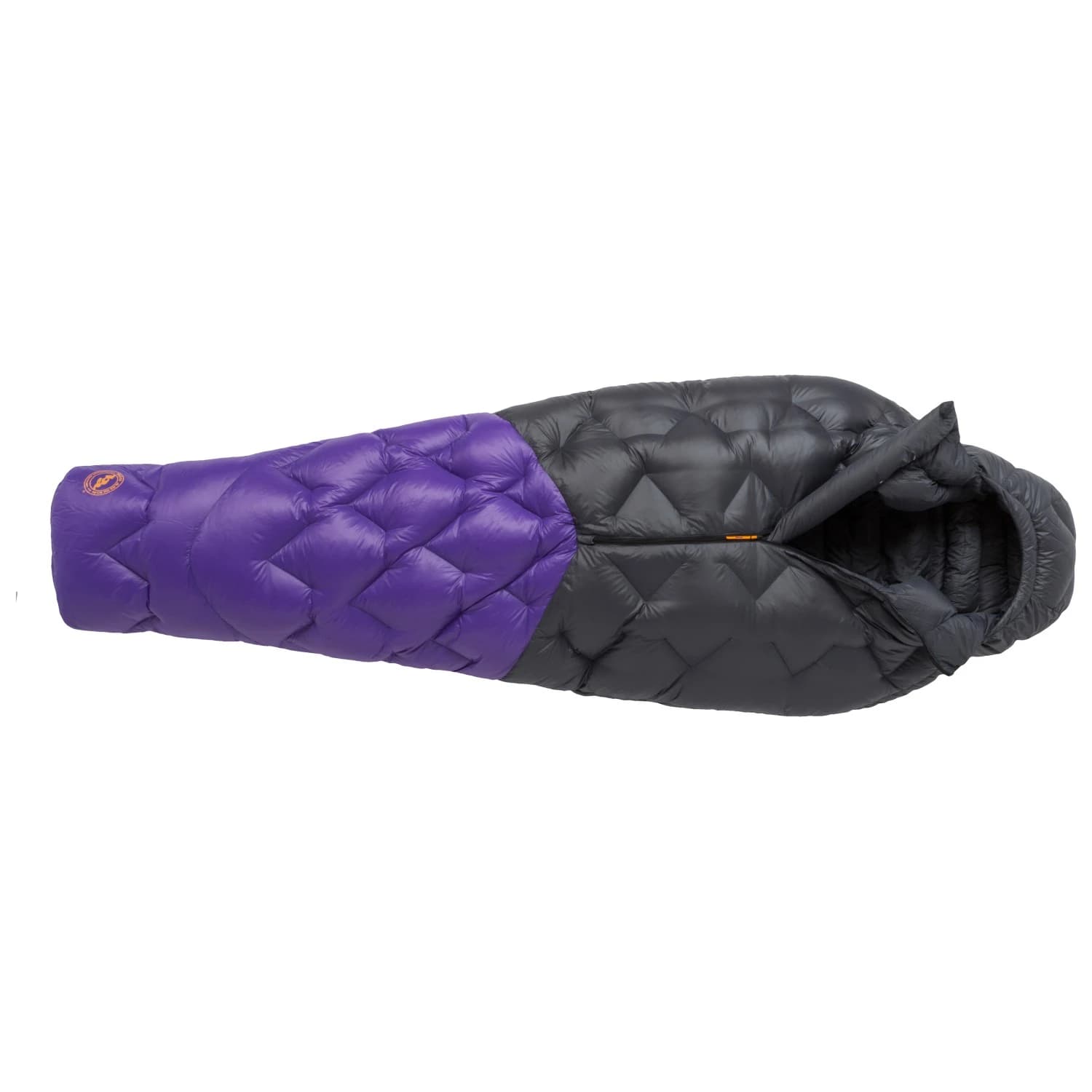 Пухен спален чувал Big agnes Fly Creek UL 25 Down sleeping bag - Asphalt / Royal Purple