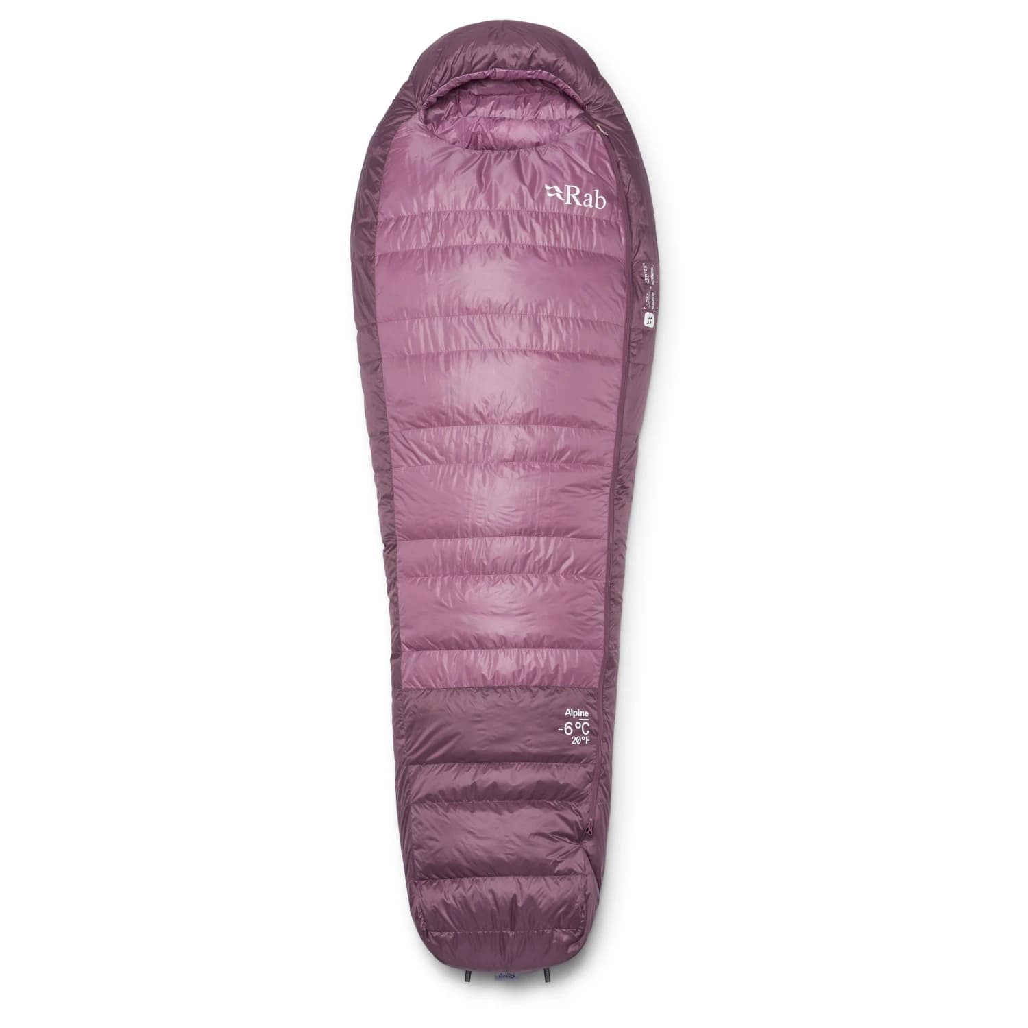 Пухен спален чувал Rab Women's Alpine -6C / 20F Down sleeping bag - Iris / Dark Iris