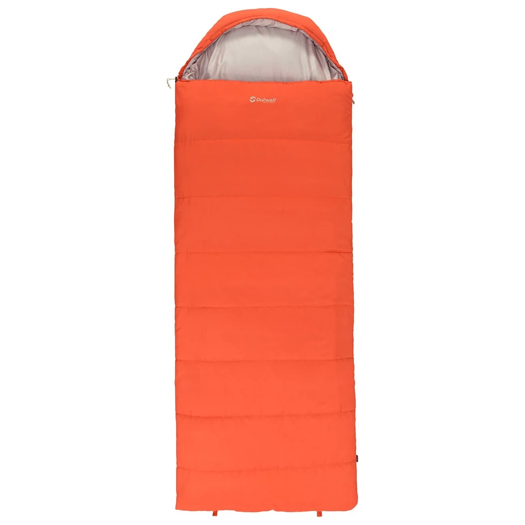 Синтетичен спален чувал Outwell Campion Lux Synthetic sleeping bag - Burnt Orange