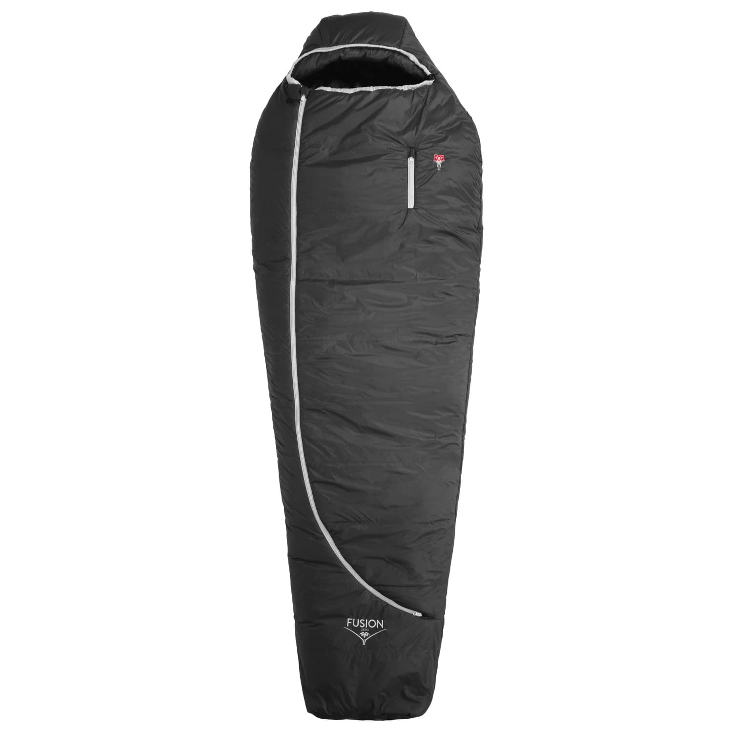 Пухен спален чувал Grüezi Bag Synpod Fusion Zero Synthetic sleeping bag - Dark Asphalt