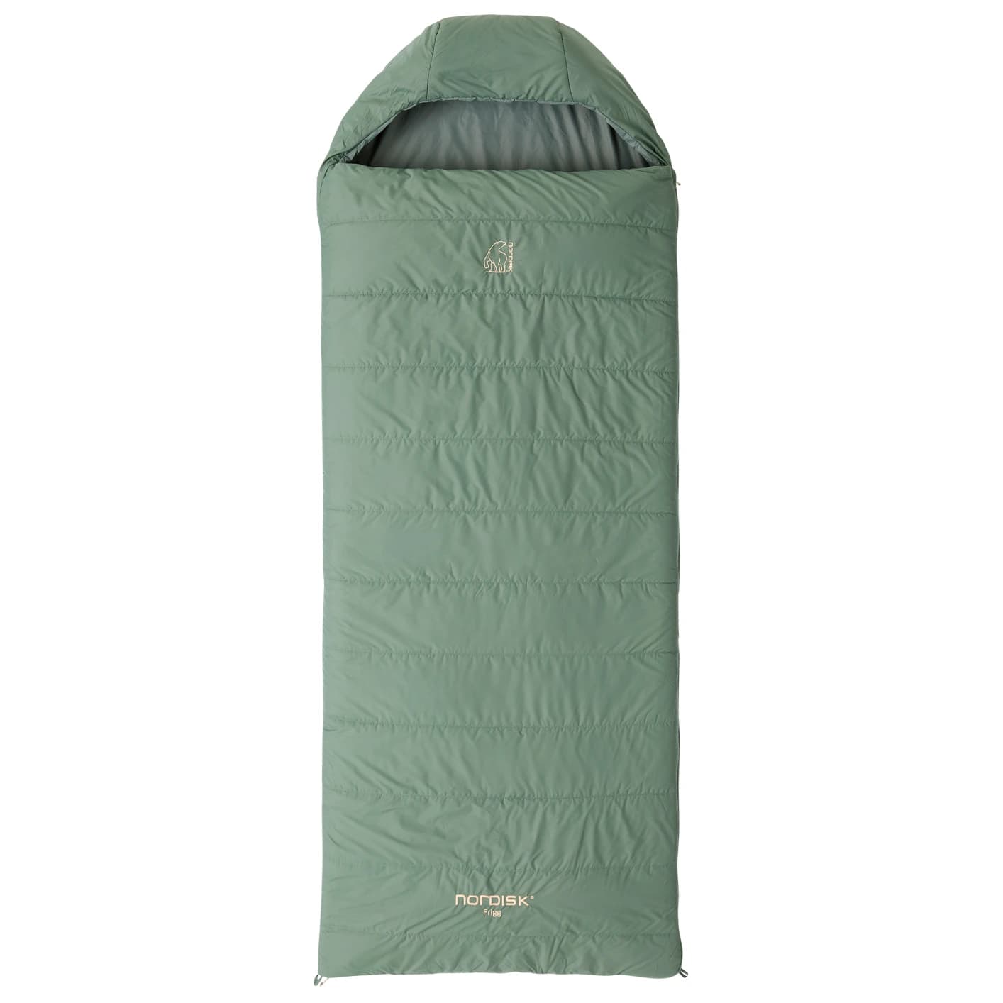 Синтетичен спален чувал Nordisk Frigg +10° Blanket Sleeping Bag Synthetic sleeping bag - Agave Green