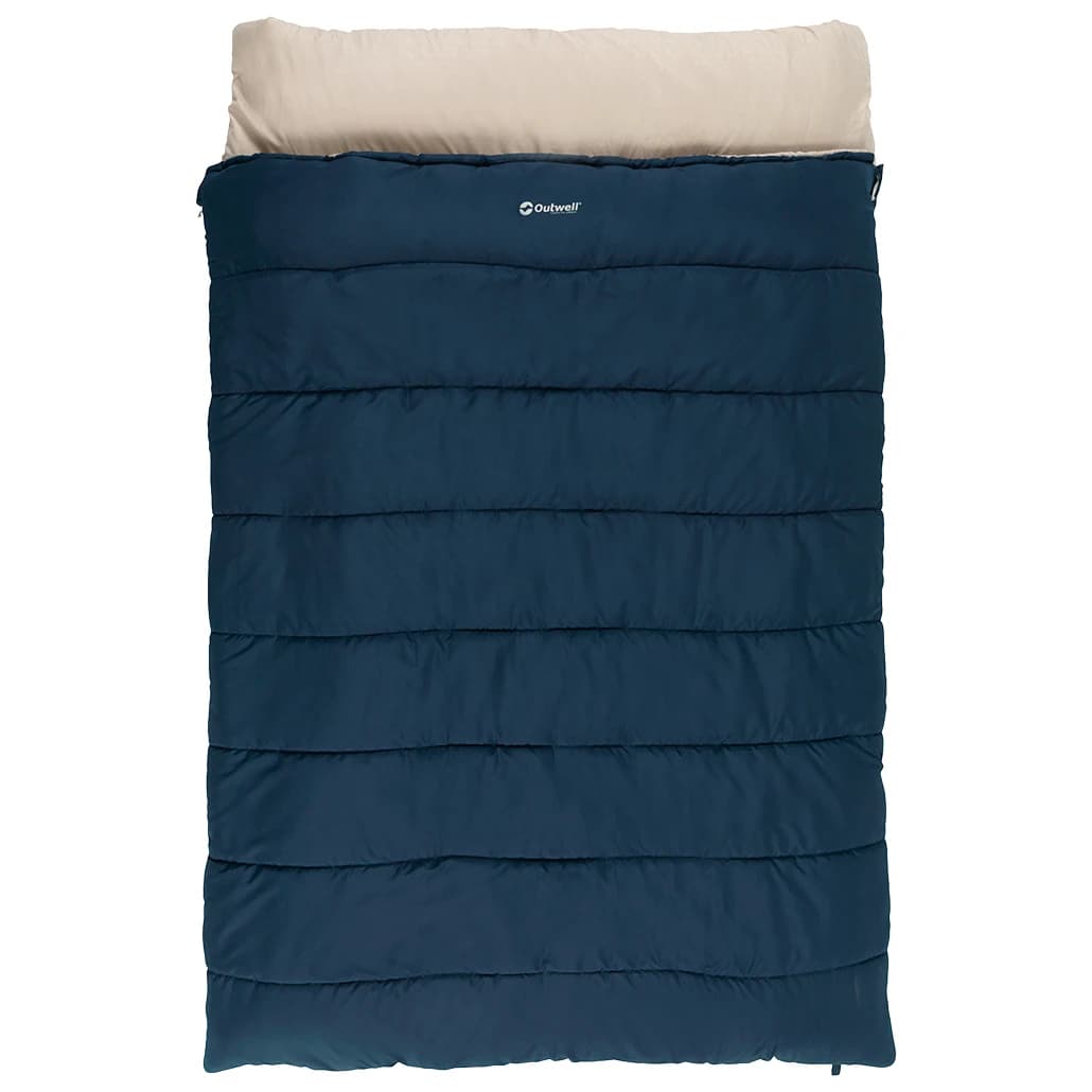 Синтетичен спален чувал Outwell Contour Lux Double Synthetic sleeping bag - Imperial Blue