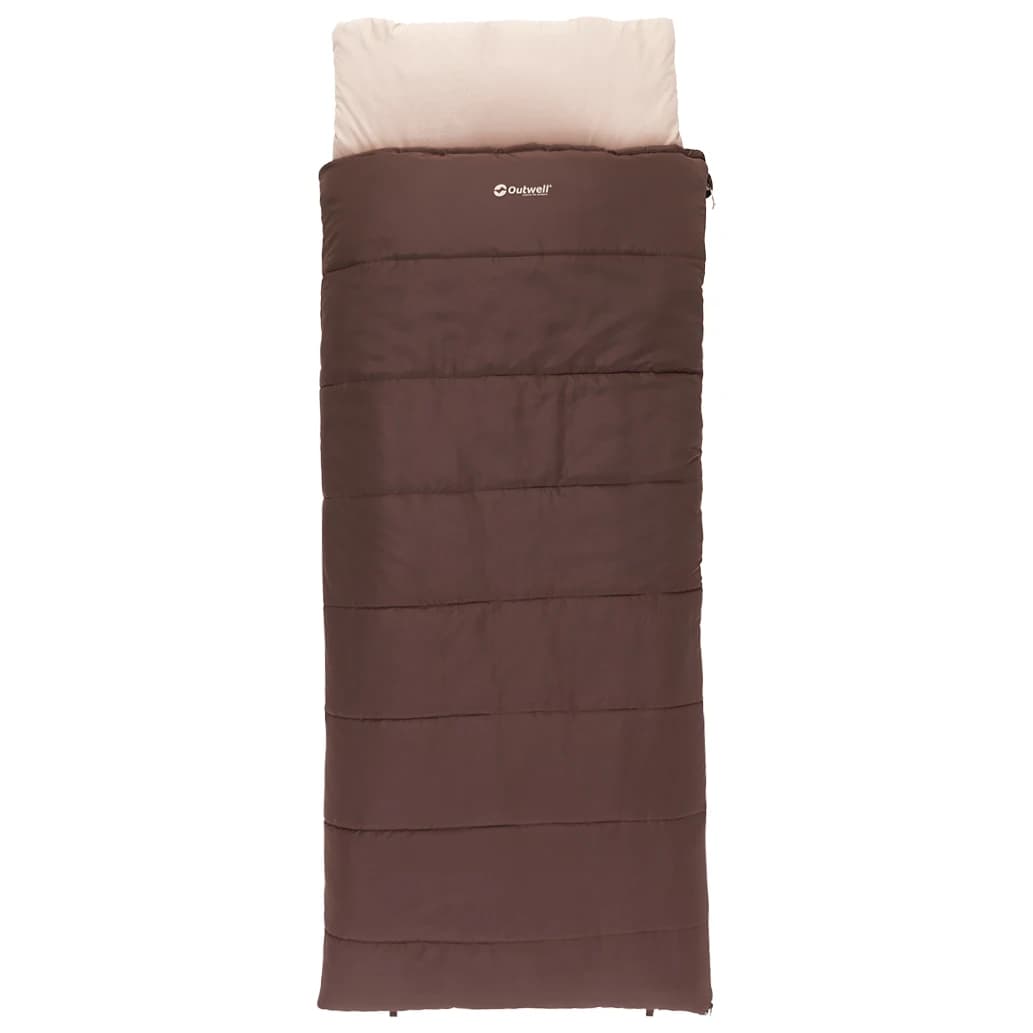 Синтетичен спален чувал Outwell Contour Supreme Coffee Synthetic sleeping bag - Brown