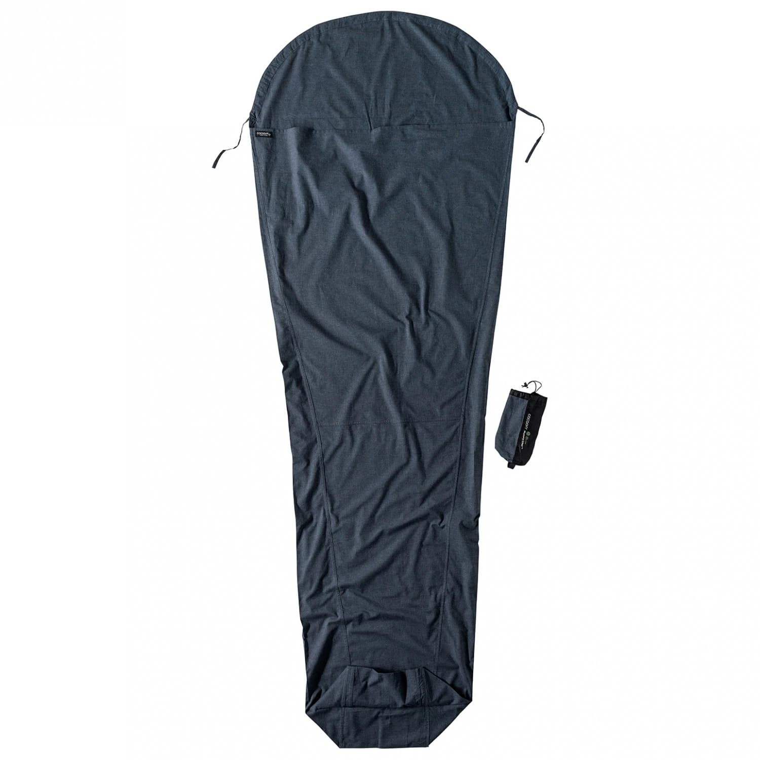 Вътрешен чувал Cocoon MummyLiner Organic Cotton Travel sleeping bag - Heather Grey
