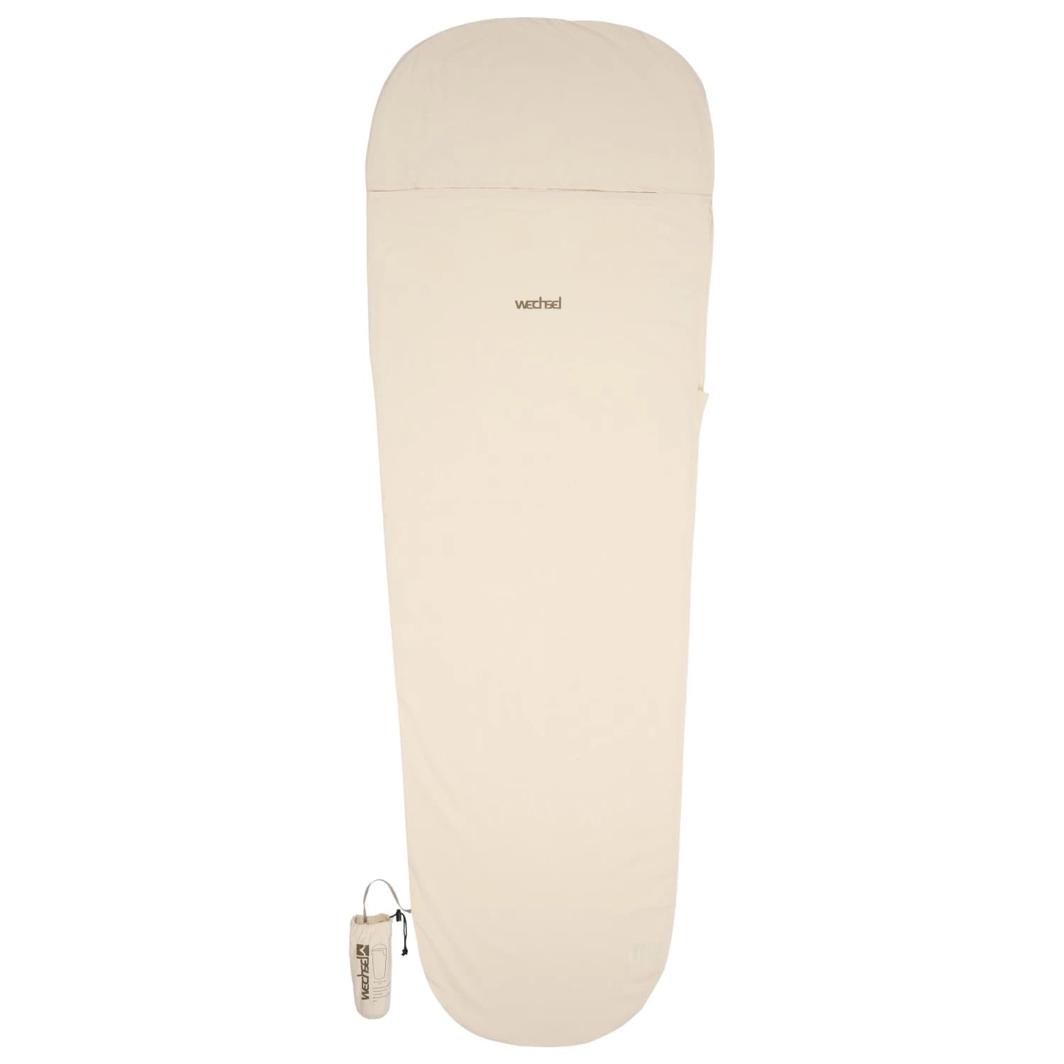 Вътрешен чувал Wechsel Bio Cotton Mummy Liner Inlay - Nature