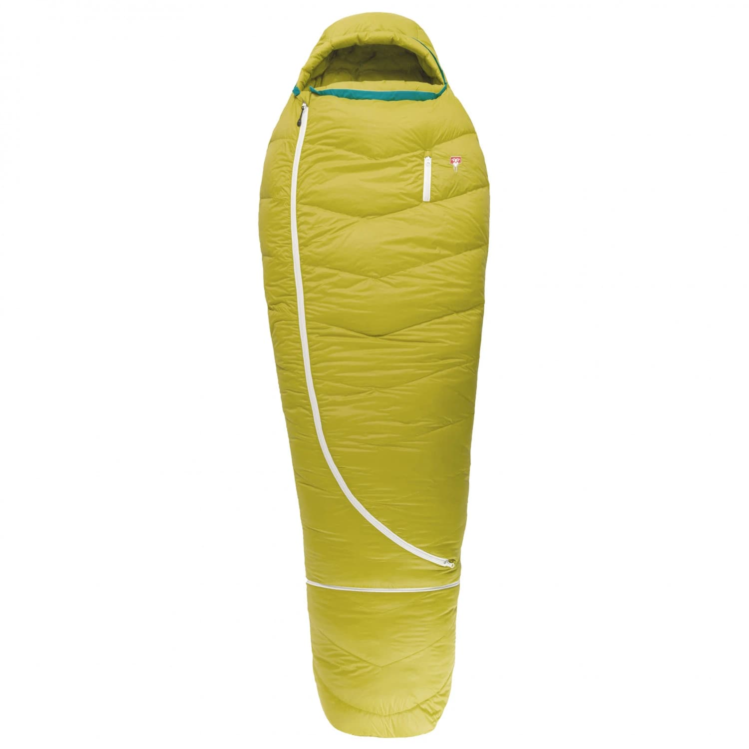 Детски спален чувал Grüezi bag Kid's Biopod DownWool Kids' sleeping bag - Citron