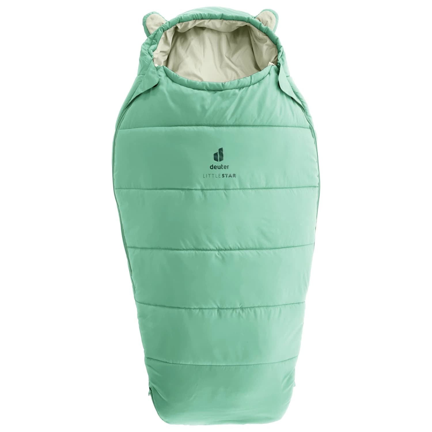 Детски спален чувал Deuter Kid's Little Star Kids' sleeping bag - Spearmint / Bone