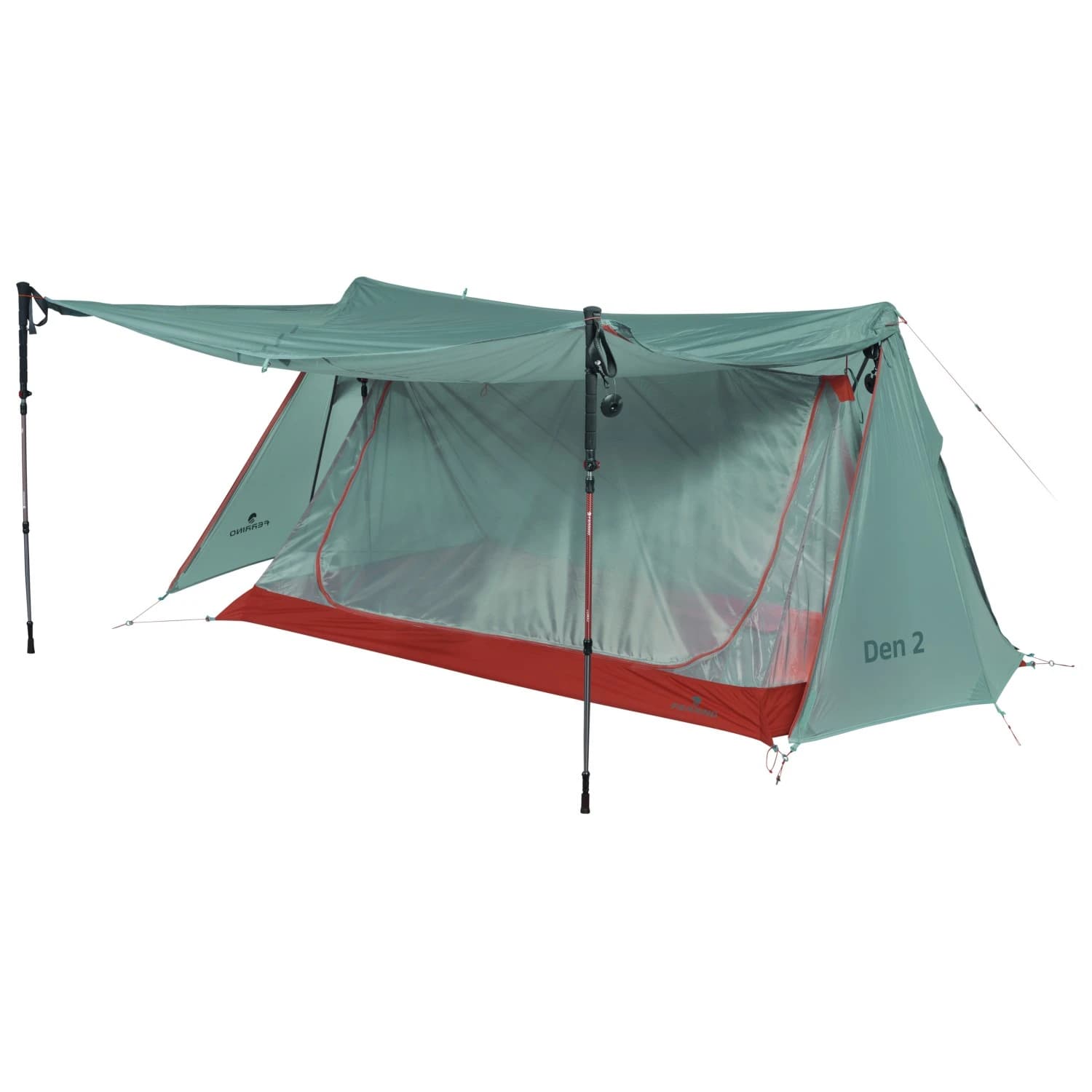 Двуместна палатка Ferrino Tent Den 2 2-person tent - Oil Blue