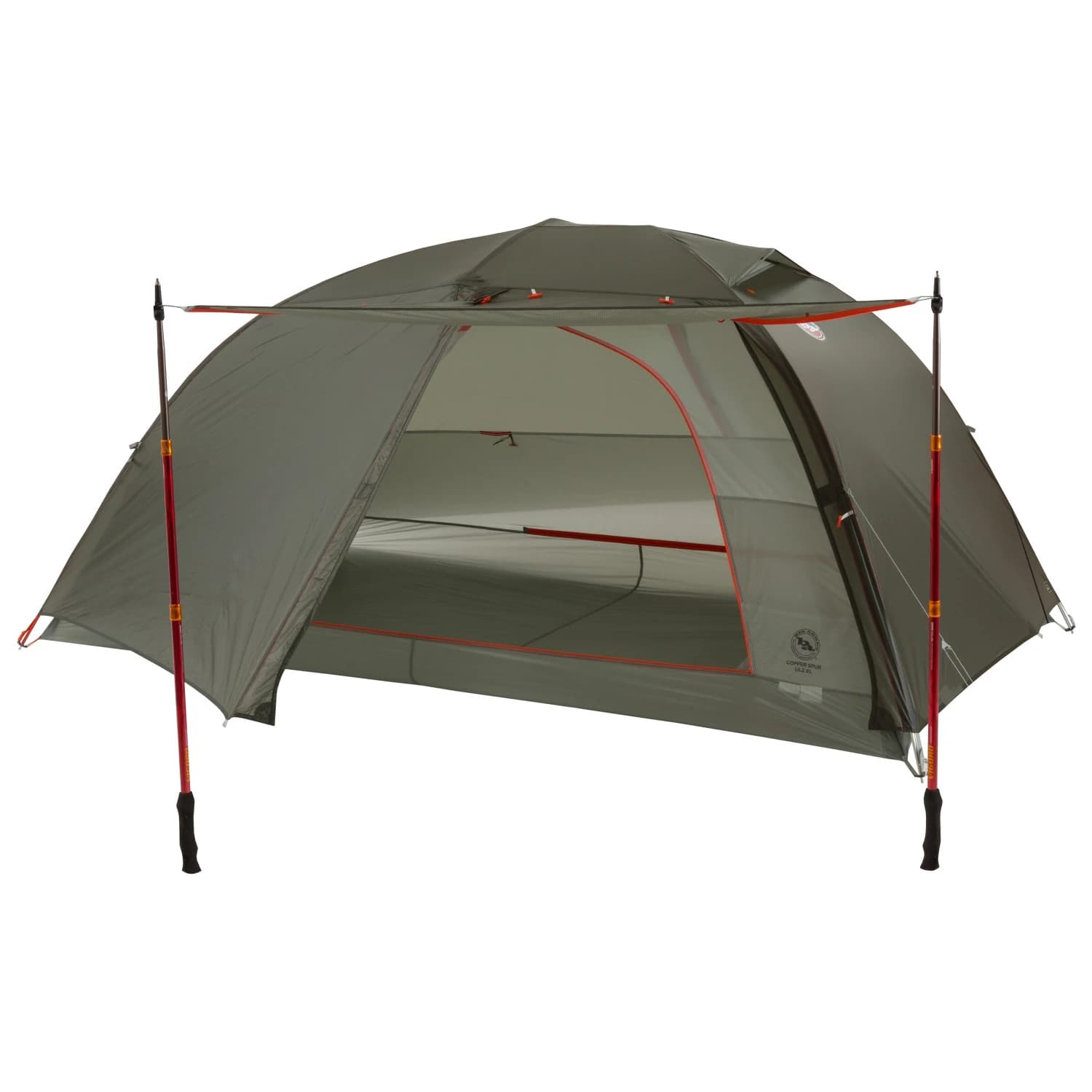 Двуместна палатка Big agnes Copper Spur UL2 XL 2-person tent - Lichen Green / Mercury