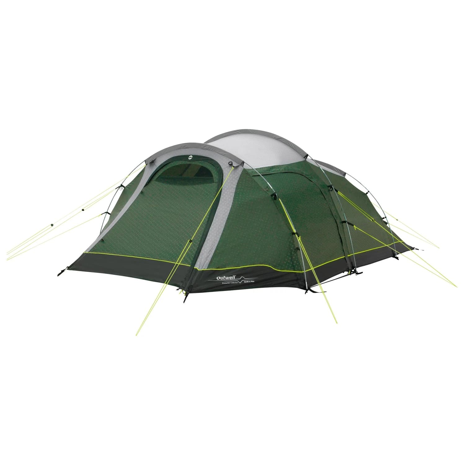Четириместна палатка Outwell Earth 4 Plus 4-person tent - Green