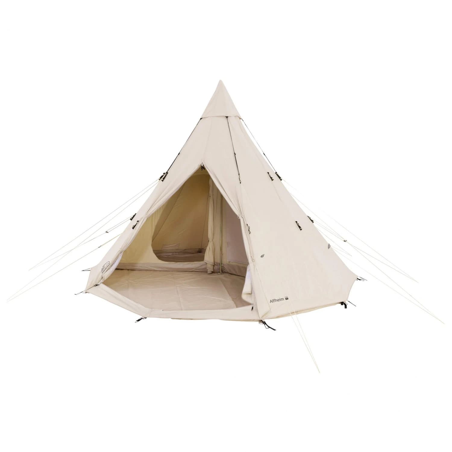 Палатка Nordisk Alfheim 19.6 Technical Cotton Group tent - Beige