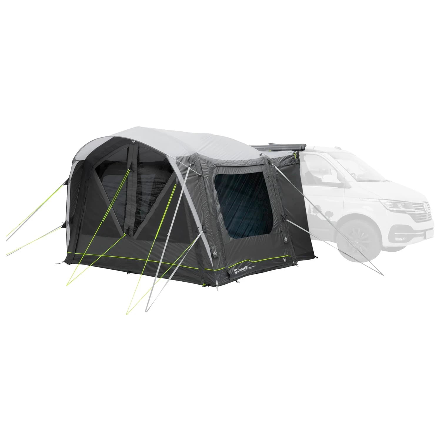 Самостоятелна тента за кемпер Outwell Park PowerAir Motorhome awning - Green