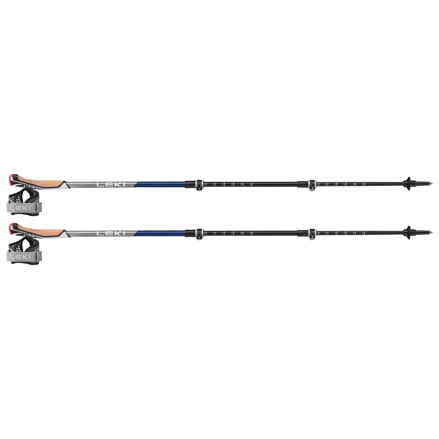 Щеки за нордик ходене Leki Traveller Carbon Nordic walking poles - Midnightblue Dark Metallic / Light Anthracite / White