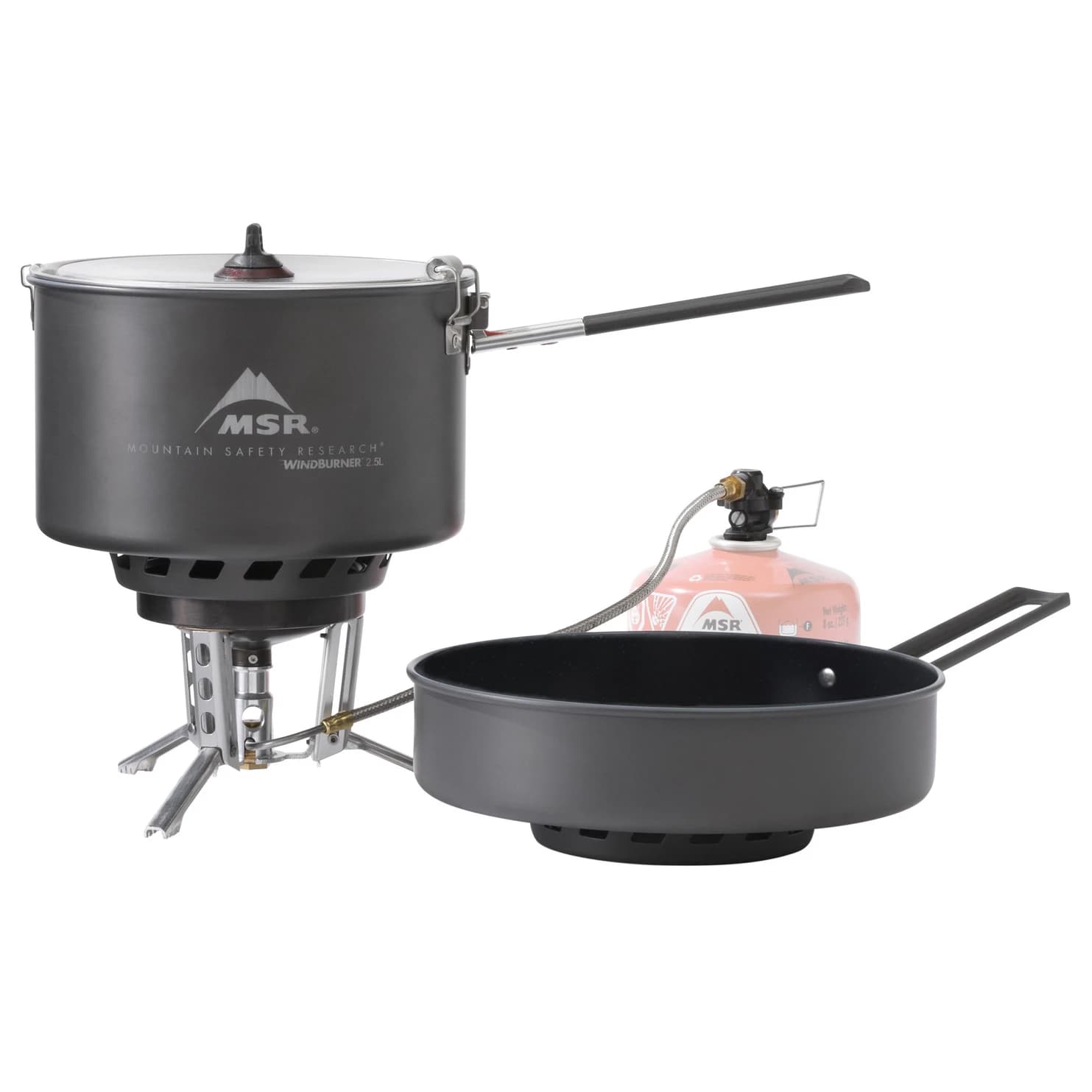Газов котлон Msr WindBurner Stove System Combo Gas stove - Dark Grey / Silver