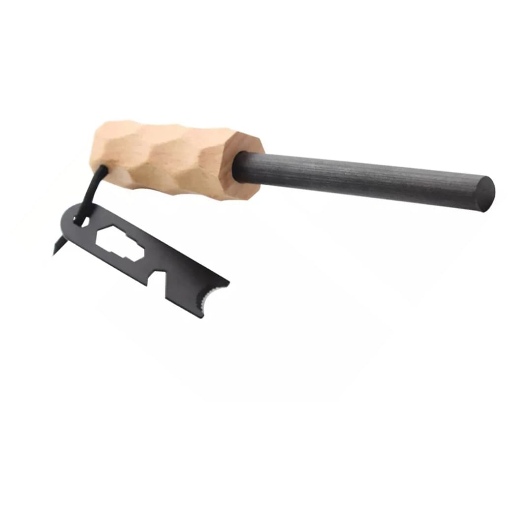 Аксесоар за къмпинг котлон Origin outdoors Zündstahl Edge - Wood / Black