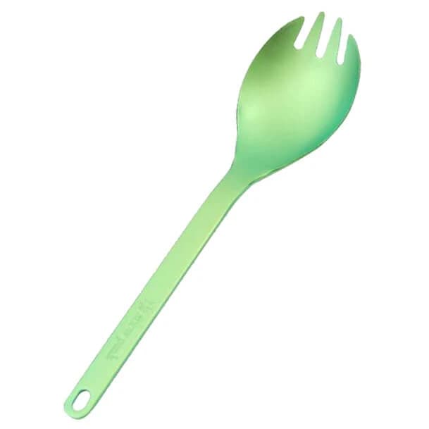 Лъжица Snow peak Titanium Spork Spoon - Green