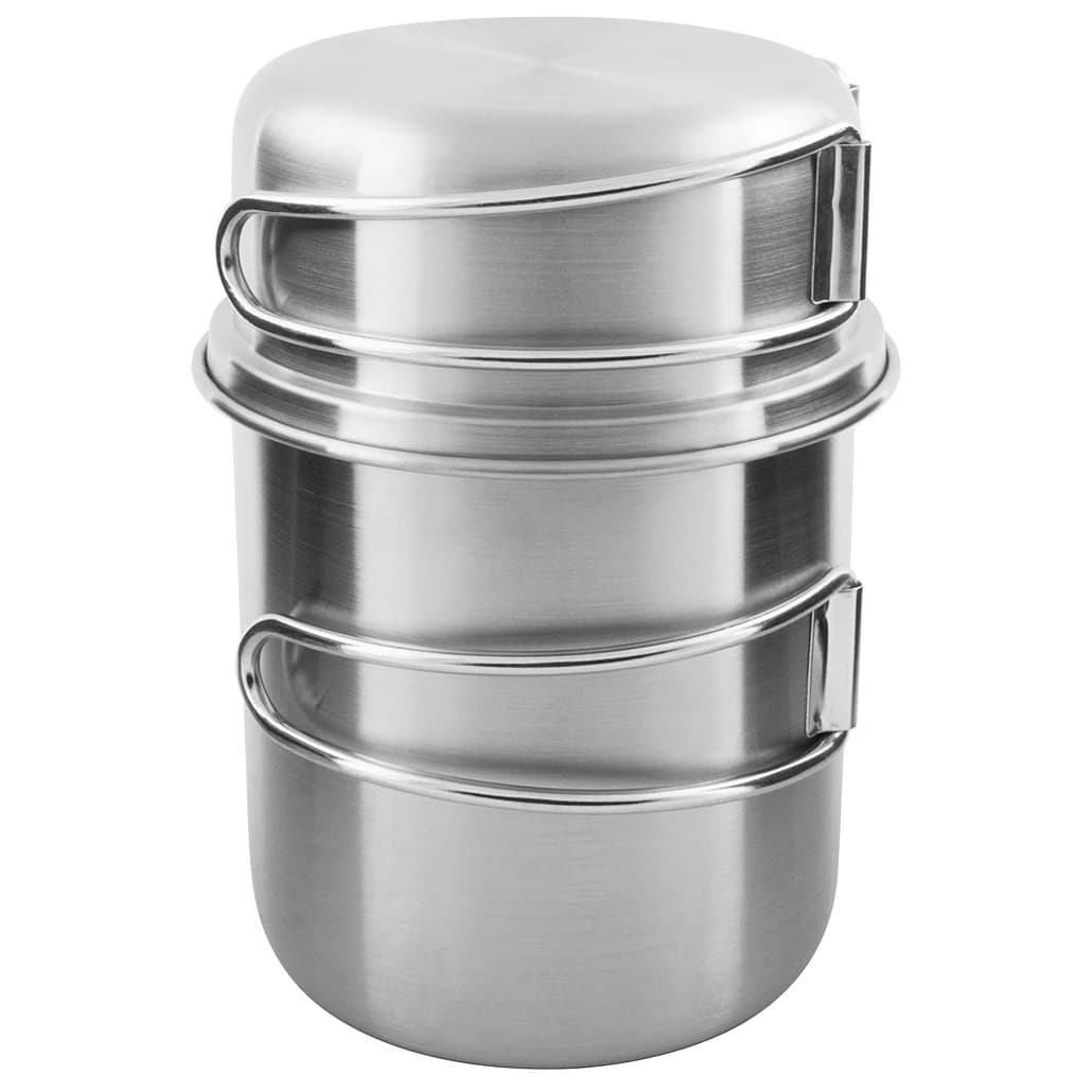 Комплект съдове Tatonka Handle Mug 600 Set Set of dishes - Edelstahl
