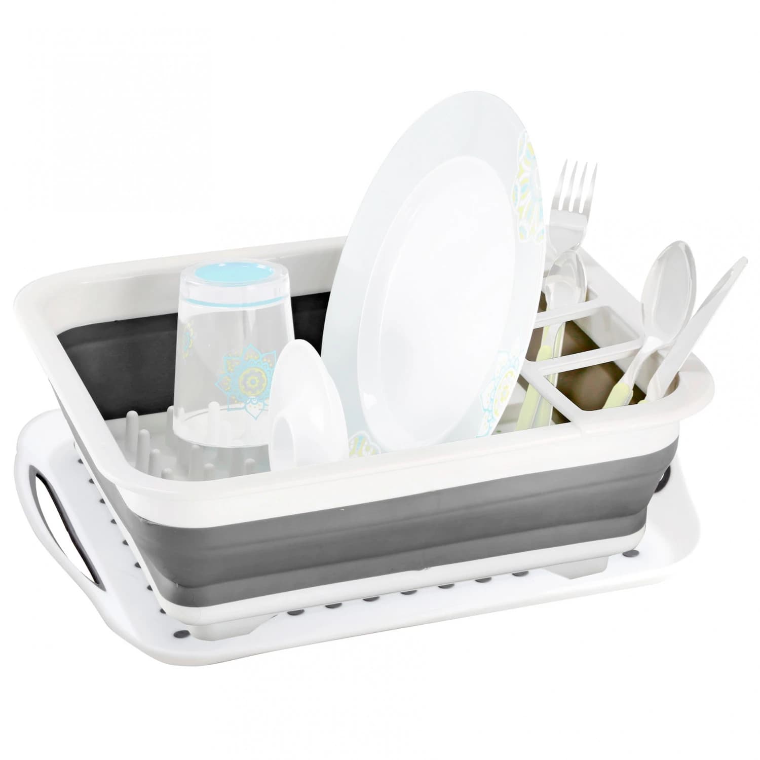 Комплект съдове Brunner Dropper Fold-Away Set of dishes - White / Grey
