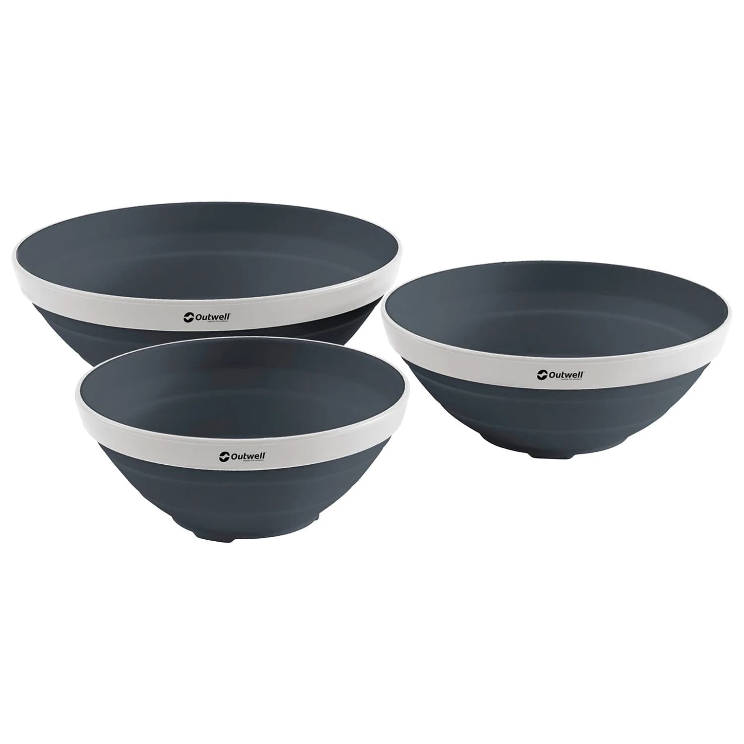 Комплект съдове Outwell Collaps Bowl Set Bowl - Navy Night