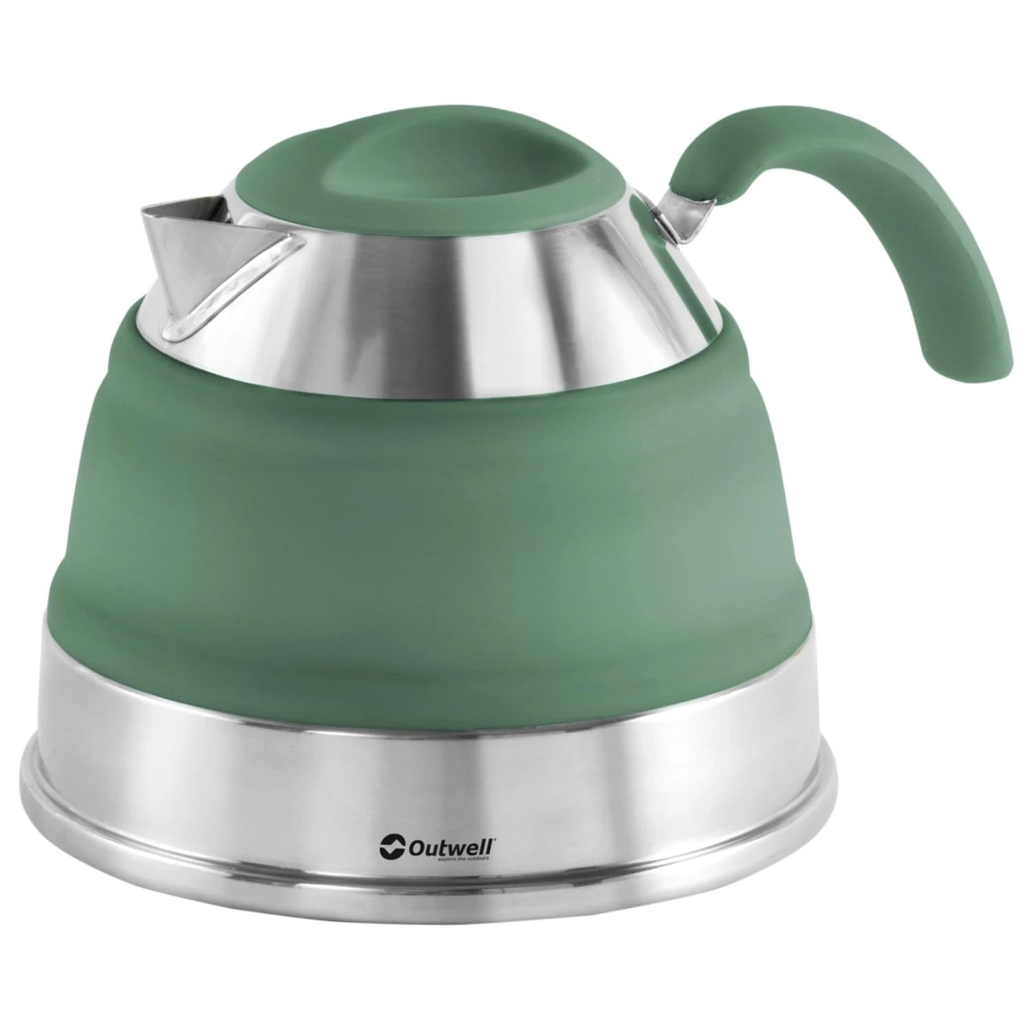 Комплект съдове Outwell Collaps Kettle Set of dishes - Shadow Green