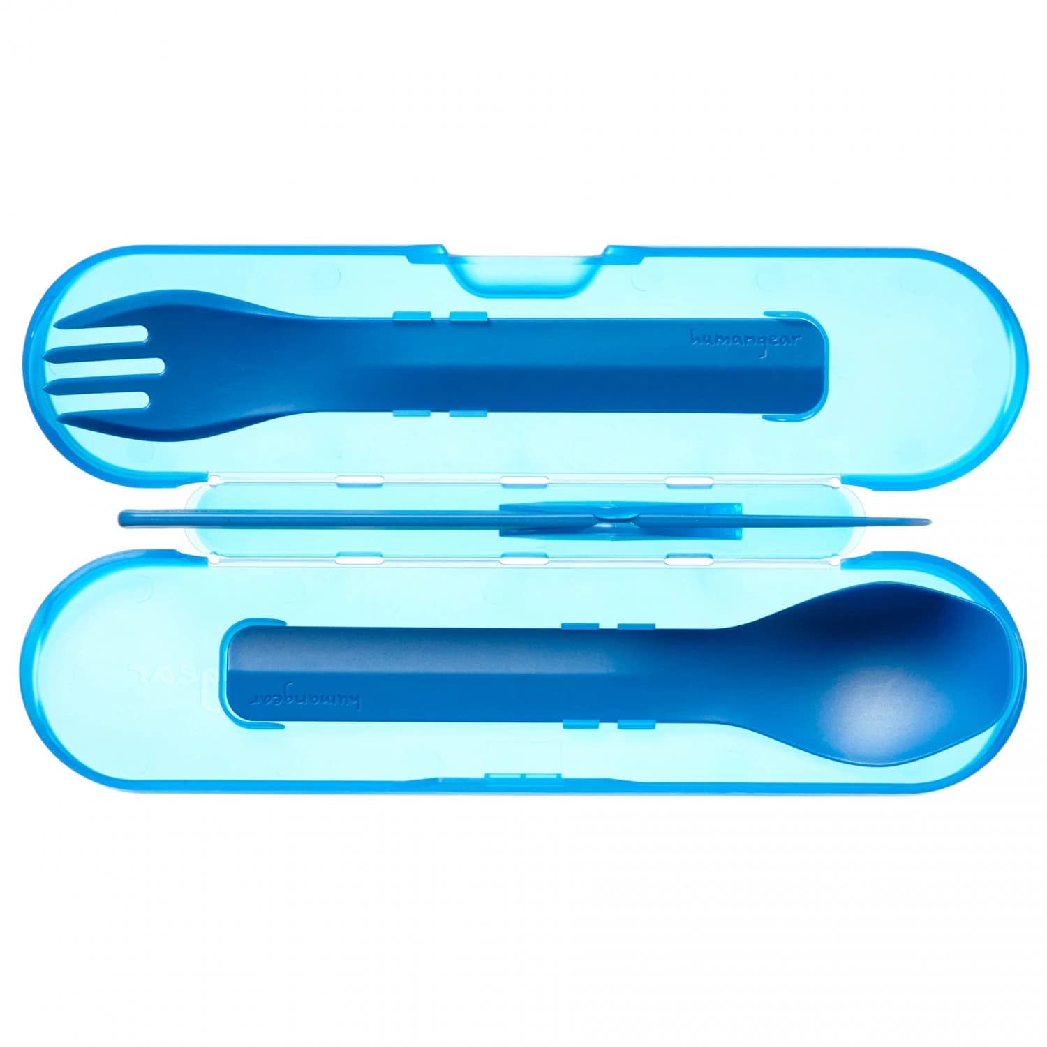 Комплект прибори Humangear Besteck GoBites Trio Cutlery set - Blue