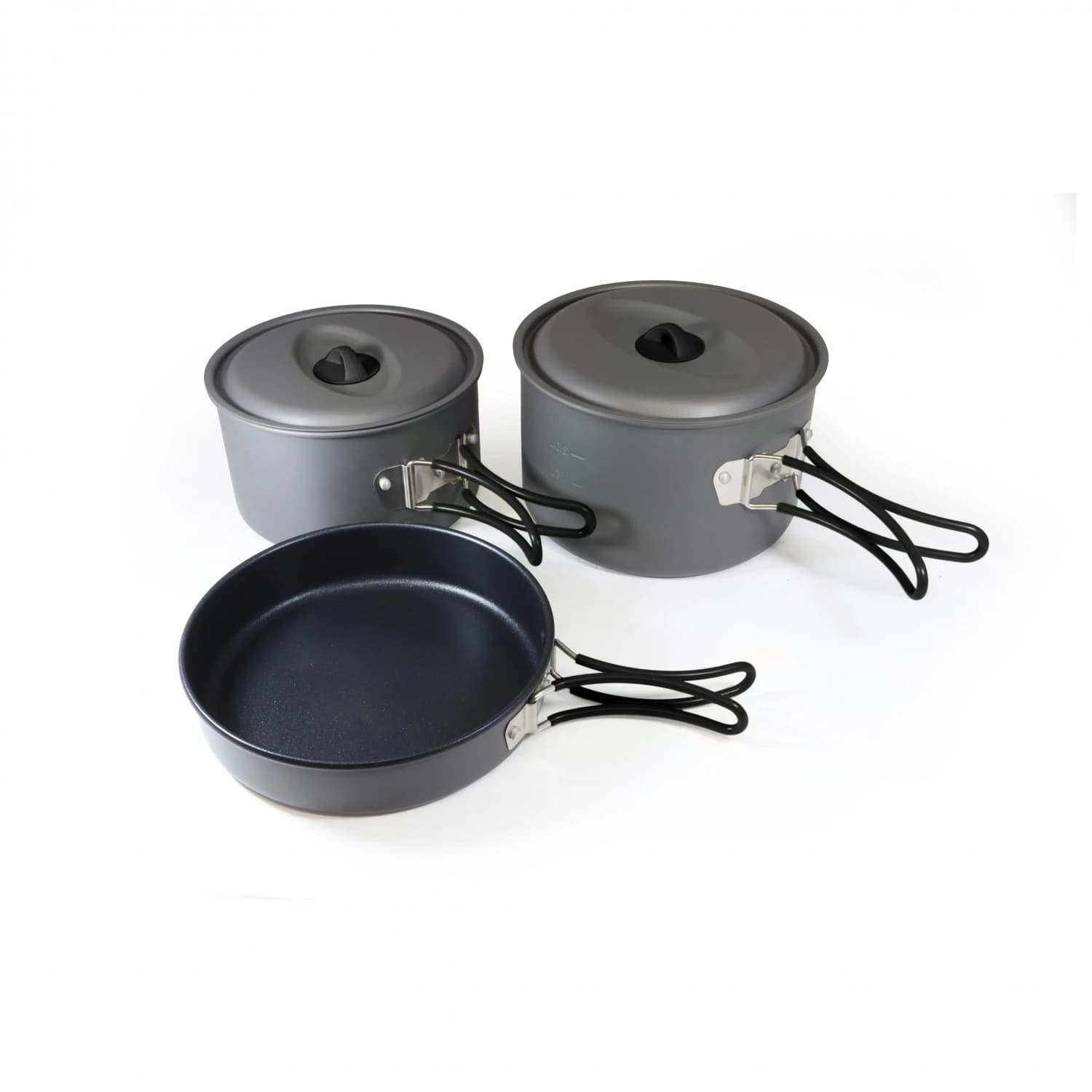 Тенджера Origin outdoors Biwak Topfset Family Pot - Metallic / Grey / Black