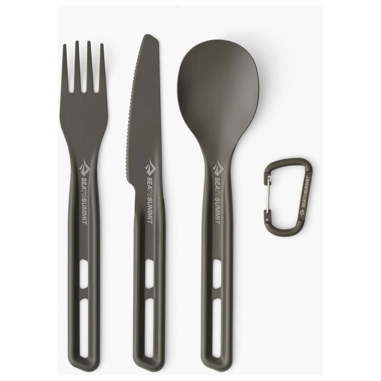 Комплект прибори Sea to summit Frontier Ultralight Cutlery Set Cutlery set - Aluminium Hard Anodised Grey