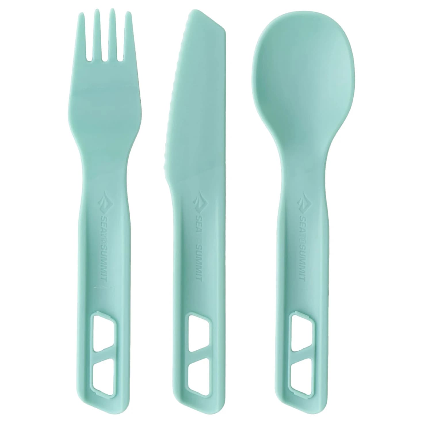 Комплект прибори Sea to summit Passage Cutlery Set (3 Piece) Cutlery set - Aqua Sea Blue