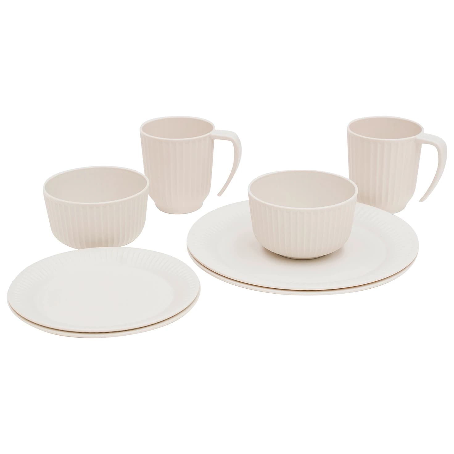 Комплект съдове Outwell Delish 2 Person Dinner Set Set of dishes - Sandstone